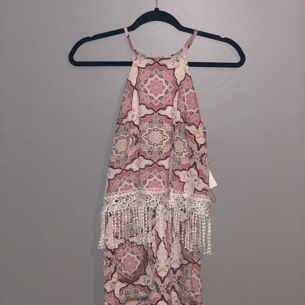 beautiful patterned charlotte russe romper